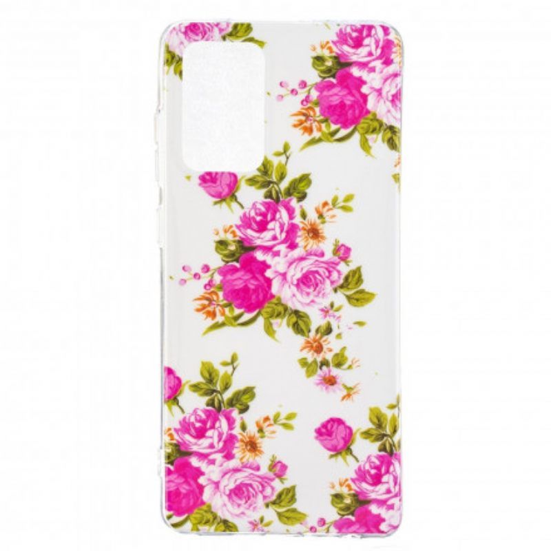 Θήκη Samsung Galaxy A52 4G / A52 5G / A52s 5G Σειρά Fluorescent Floral